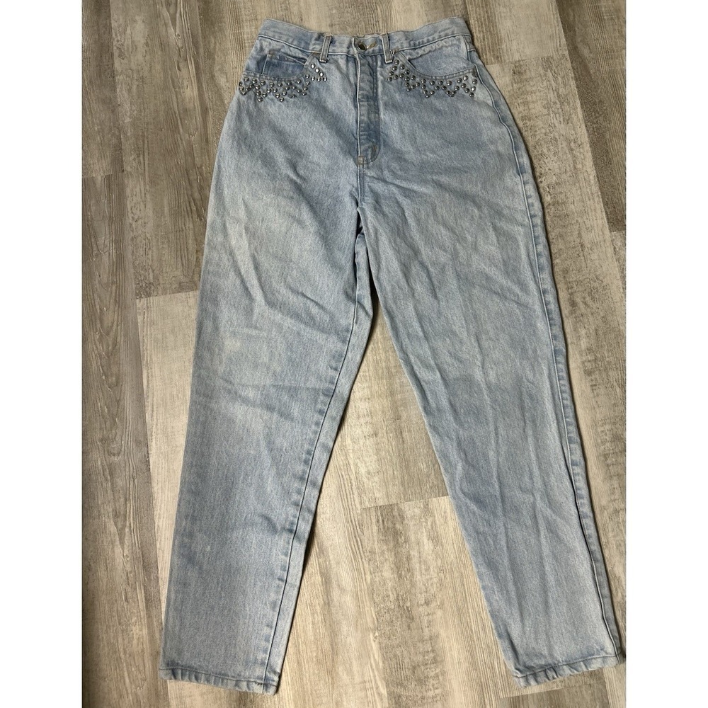 Vintage Women's Trash Clothing Jeans Size 12 Light Wash Straight Leg 90s Rare